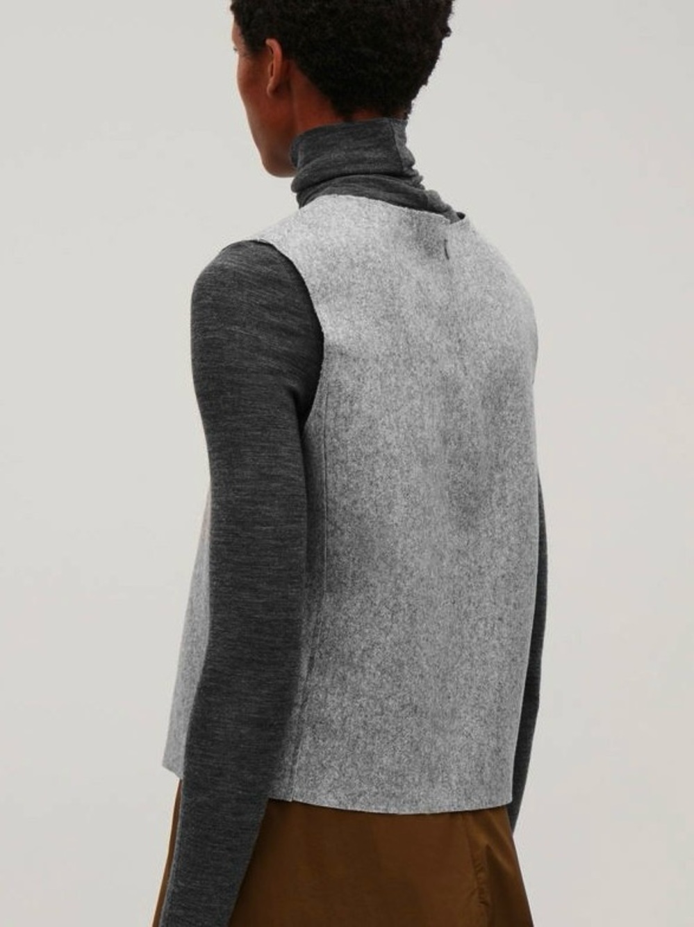 COS Boxy Wool Vest Top - Picture 3 of 7